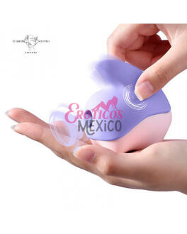 Succionador vibrador de Clítoris con Aplicación para celular Unicorn Purple